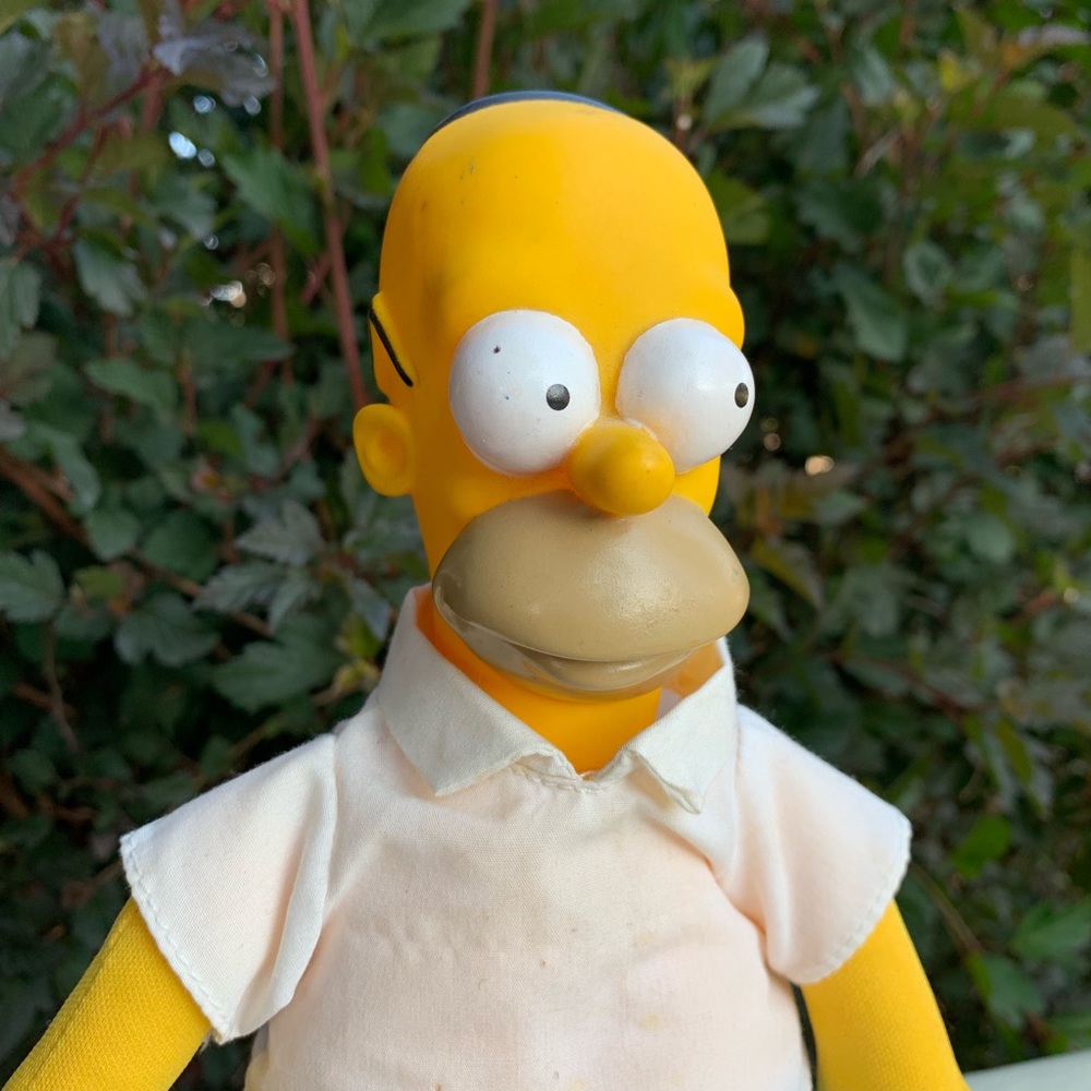 ‼️SOLD‼️1990 Homer & Maggie Simpsons Plush - Picture 2 of 7